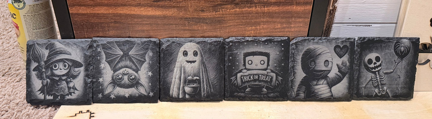 Cutesy Halloween Coaster Set