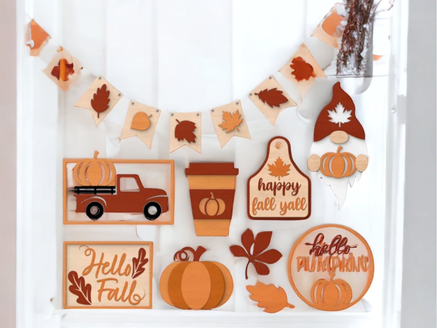 Happy Fall Y'all Tier Tray Set