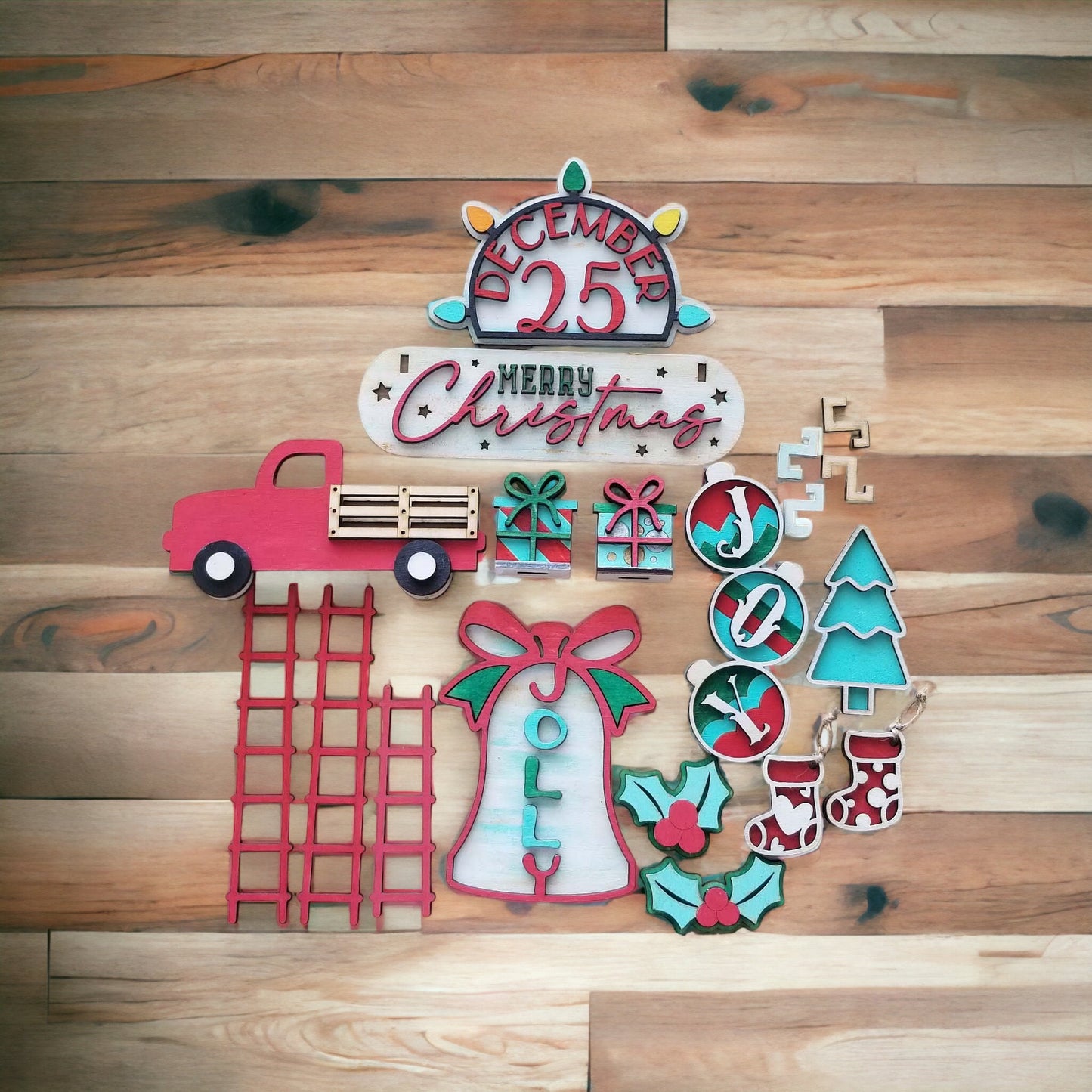 Mini Tier Tray Set For Mini Christmas Tree Tier Tray