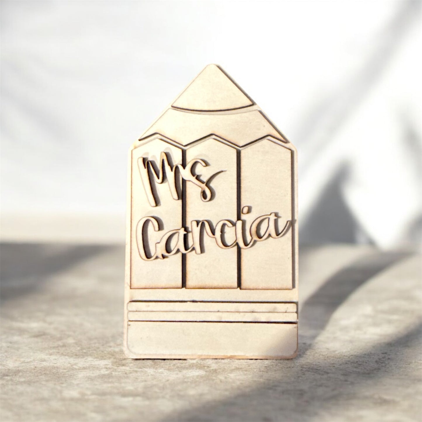 Pencil shaped pencil holder