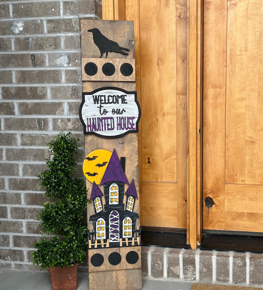 Haunted House Porch Leaner