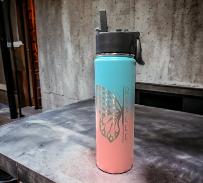 Butterfly Sports Water Bottle