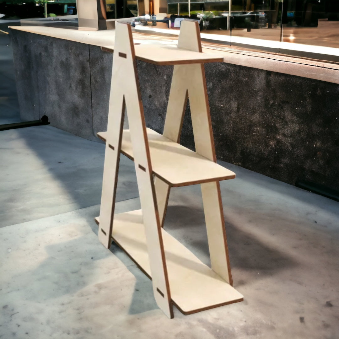 A-Frame Ladder 3-tier tray