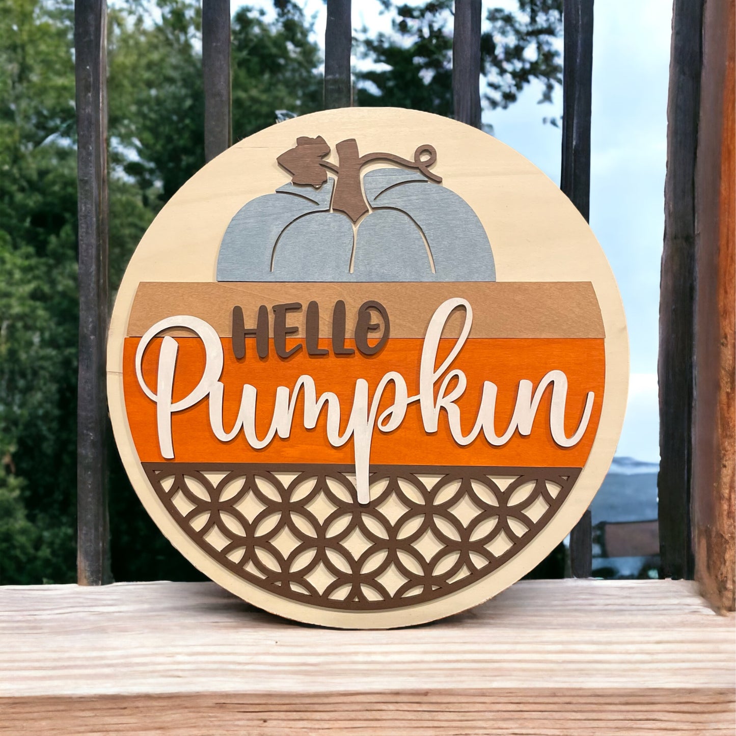 Hello Pumpkin Round