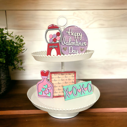 Valentines Tier Tray Set