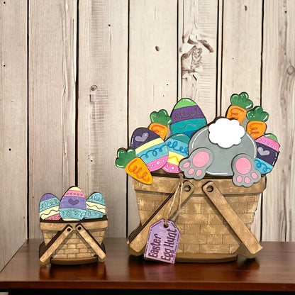 Interchangeable Easter Theme Decor for Weaved Basket