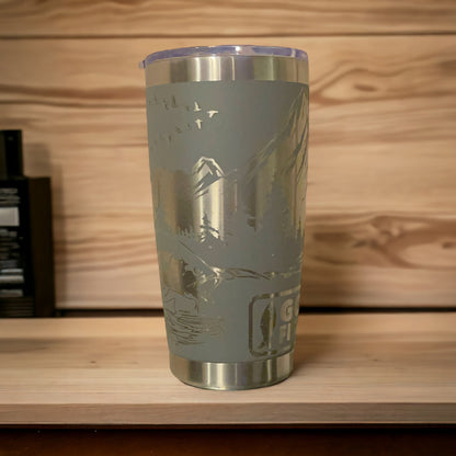 Gone Fishing 20 oz Tumbler