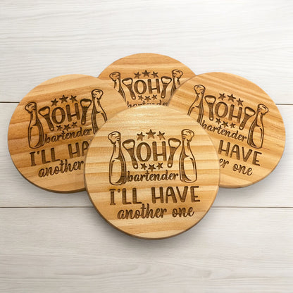 Wood Coaster Sets