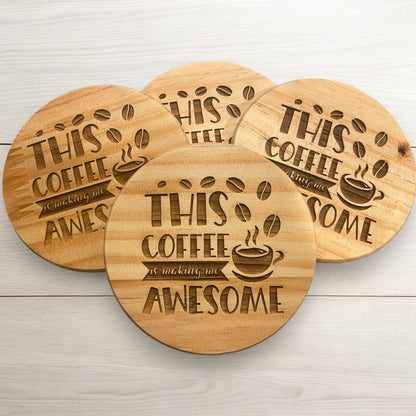 Wood Coaster Sets
