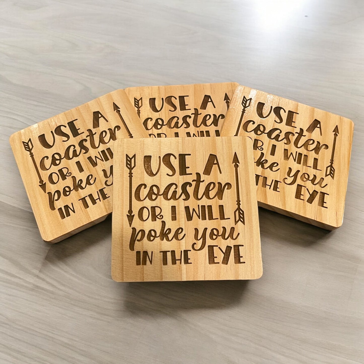Wood Coaster Sets
