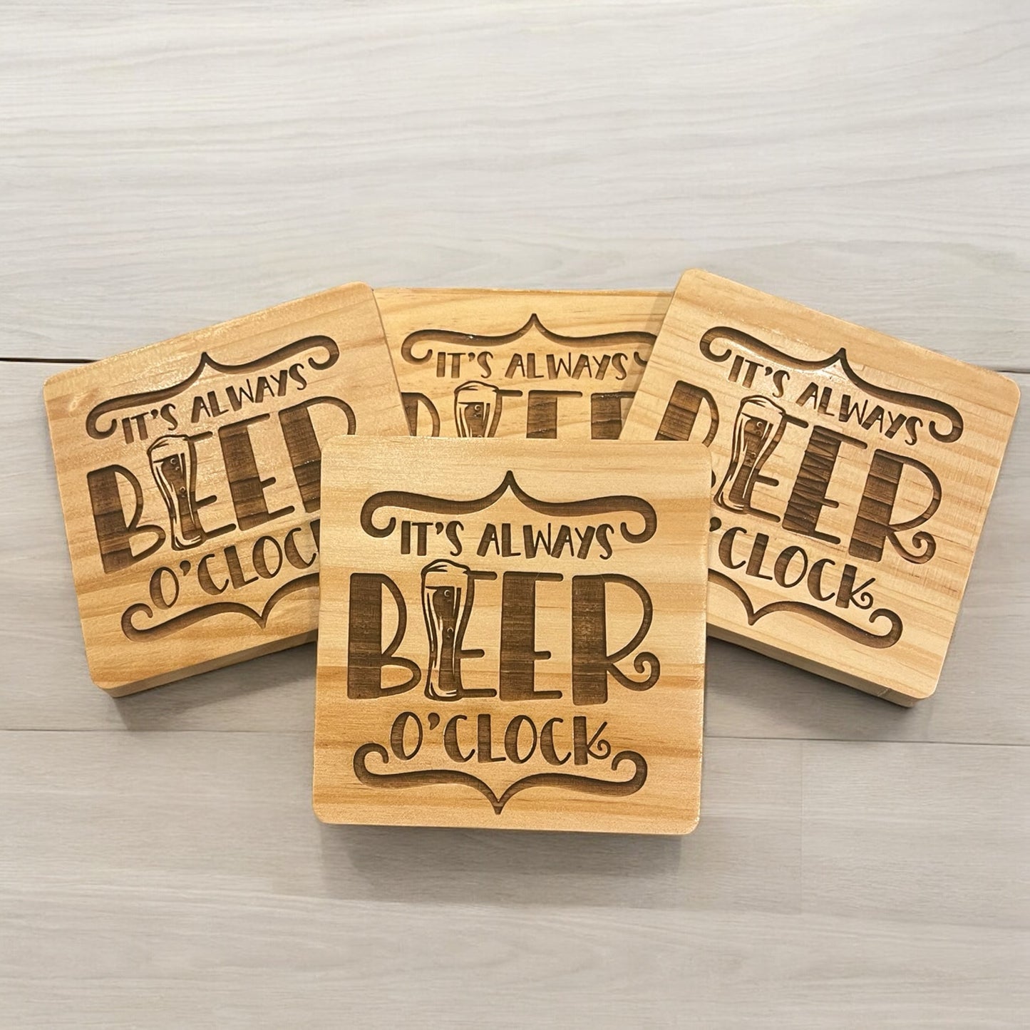 Wood Coaster Sets