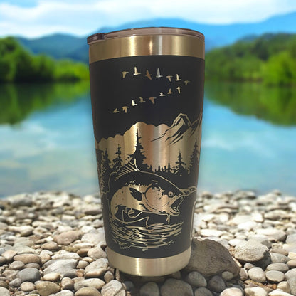 Gone Fishing 20 oz Tumbler