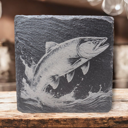 Create Your Own Fish Slate Coaster Sets