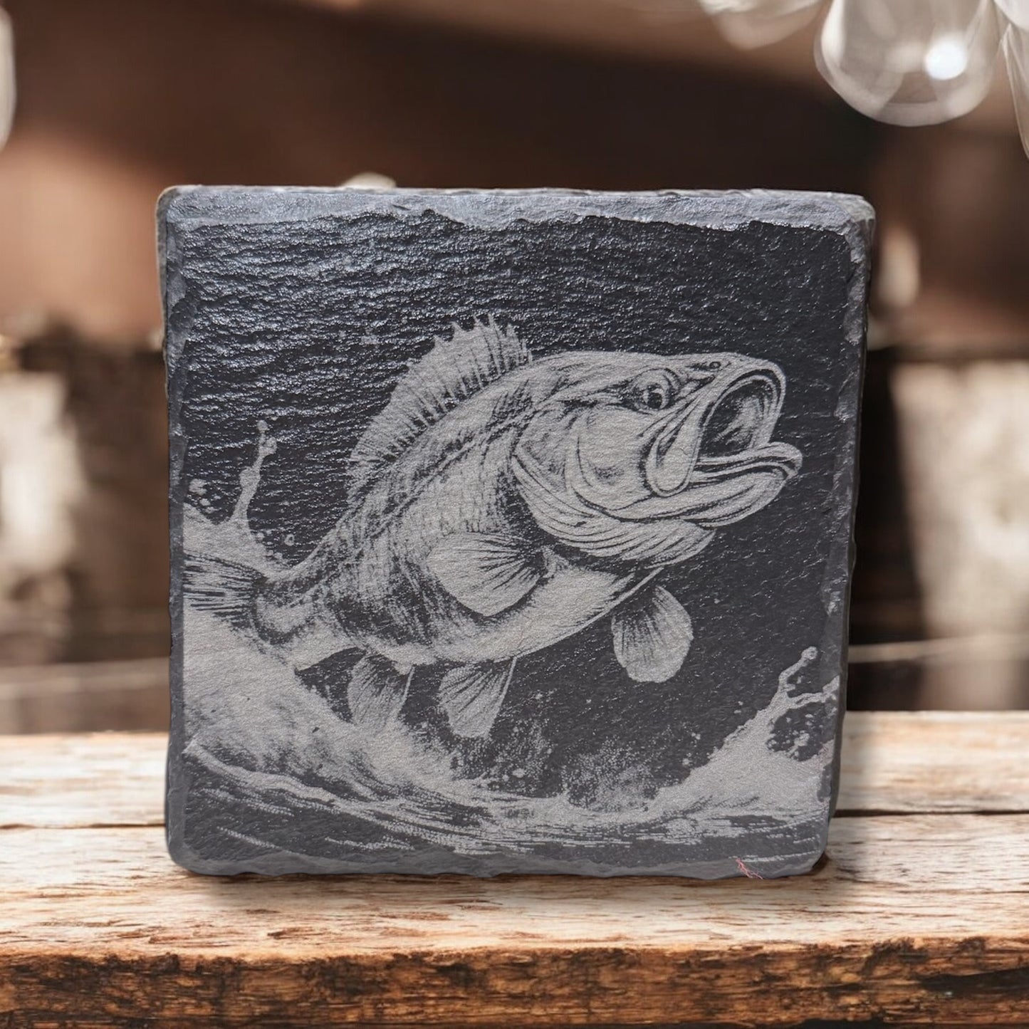 Create Your Own Fish Slate Coaster Sets