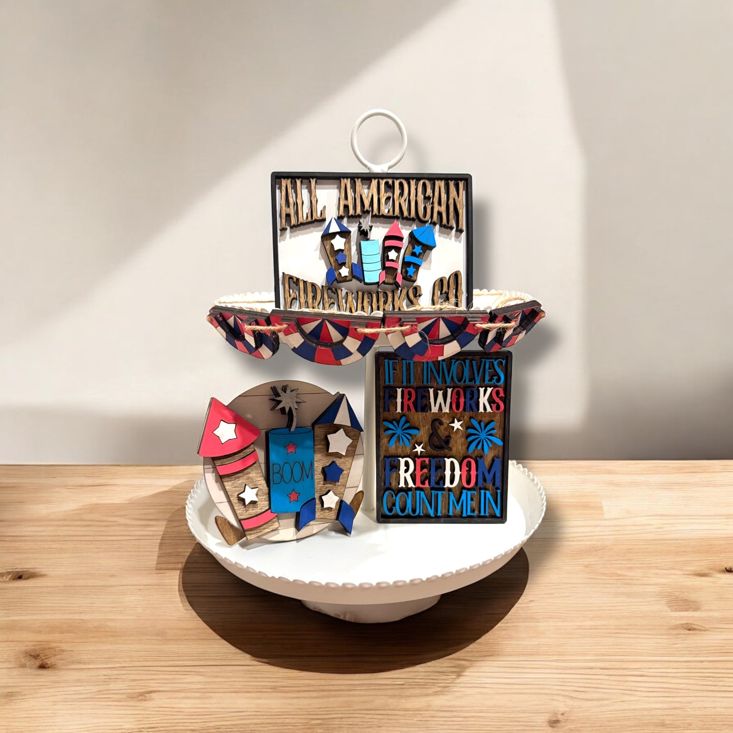 Fireworks and Freedom Tier Tray Set