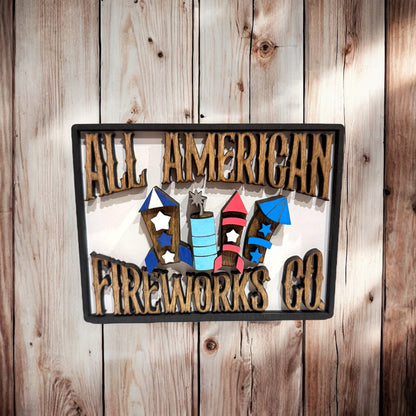 Fireworks and Freedom Tier Tray Set
