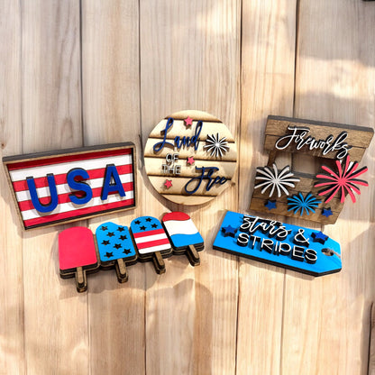 Land of the Free Tier Tray Set