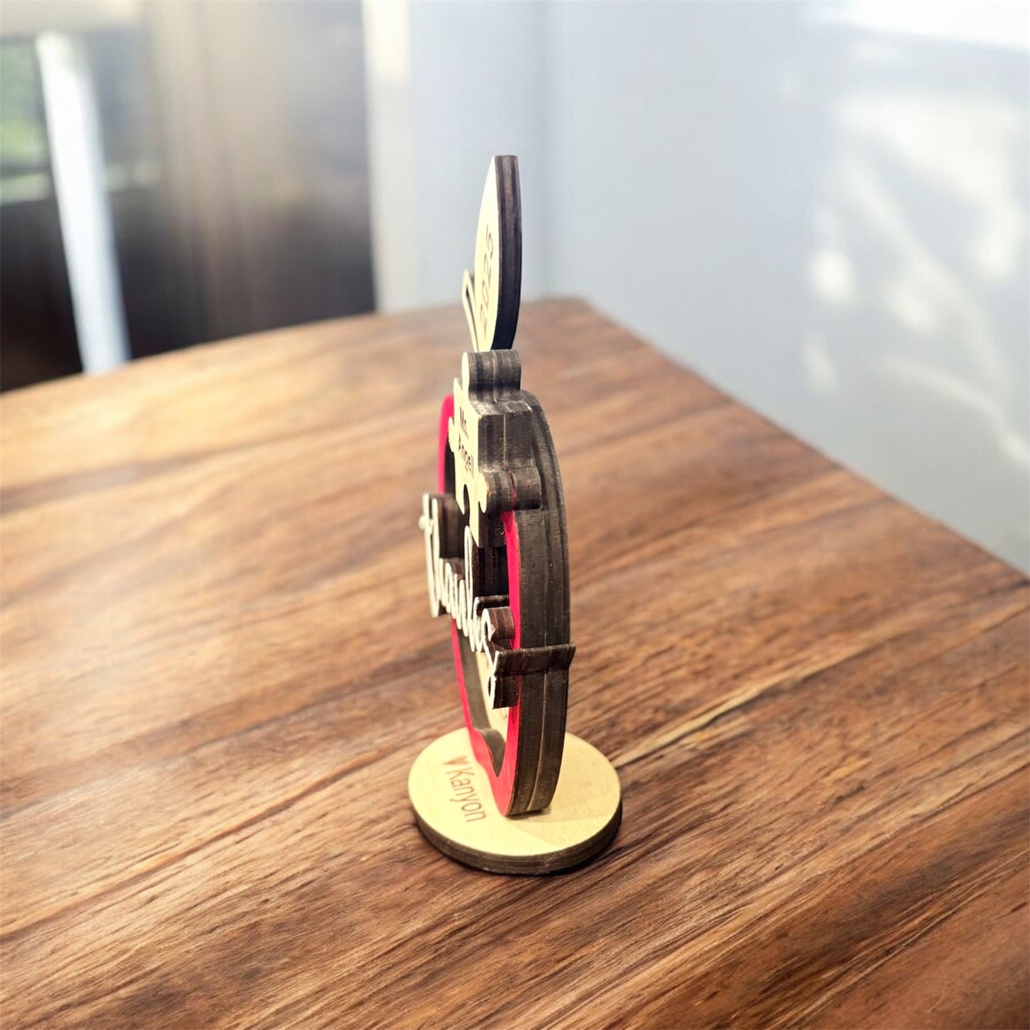 Apple shaped thank you