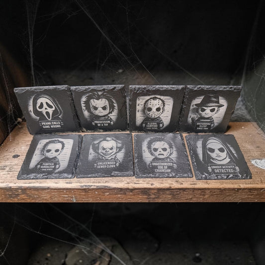 Jail Birds Horror Coaster Set
